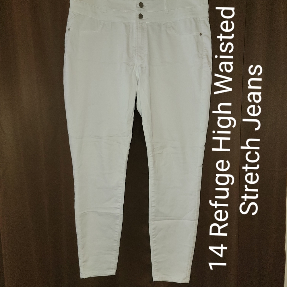 High waist stretch jeans